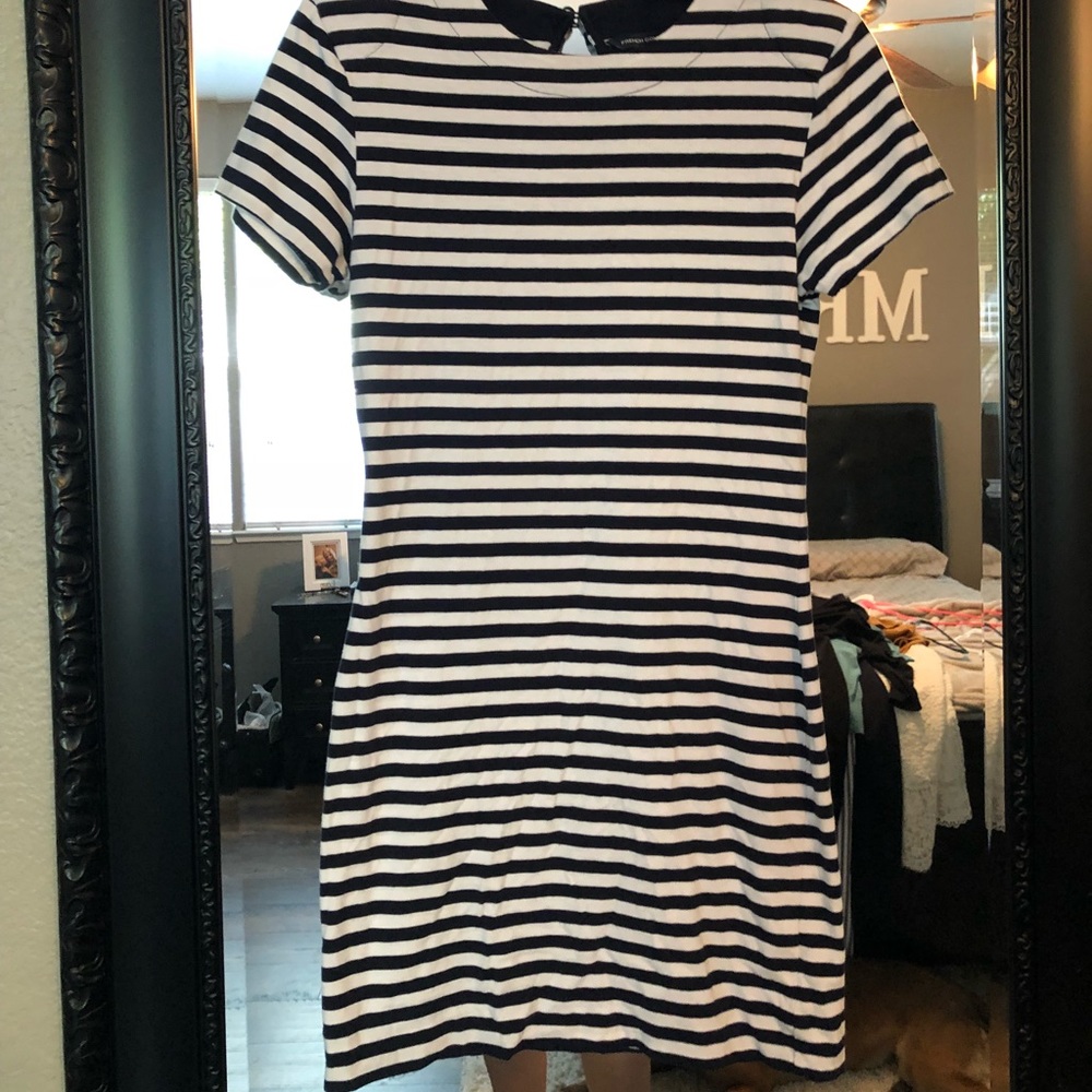 Striped shirt dress